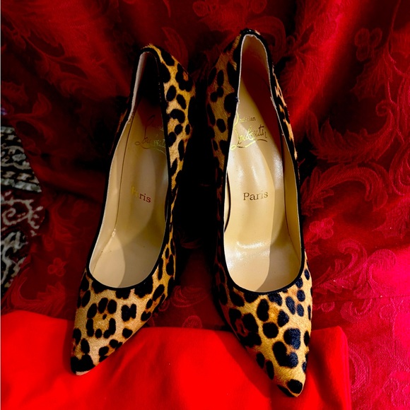 Christian Louboutin Kate 100 Madagascar Size 41 100mm Heel Good Condition - Picture 1 of 8